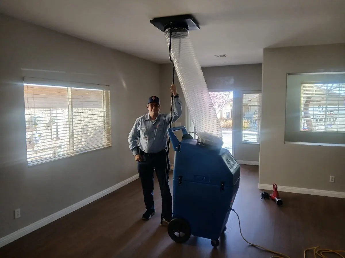 Professional Dryer Vent Cleaning work inside a Schroeppel home